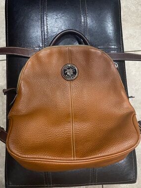 Vintage 2003 Dooney and Burke All Weather Leather 2 Mini Backpack